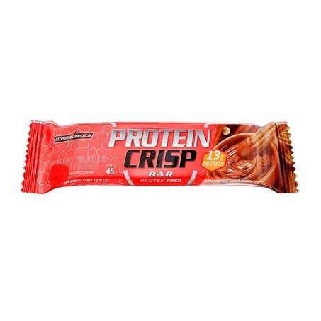 BARRA DE PROTEÍNA PROTEIN CRISP CHURROS COM DOCE DE LEITE INTEGRALMEDICA