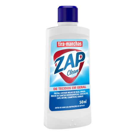 TIRA MANCHAS ZAP CLEAN 50ML TECIDOS EM GERAL