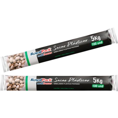 Saco/bolsinha freezer 5kg royalpack c/50un
