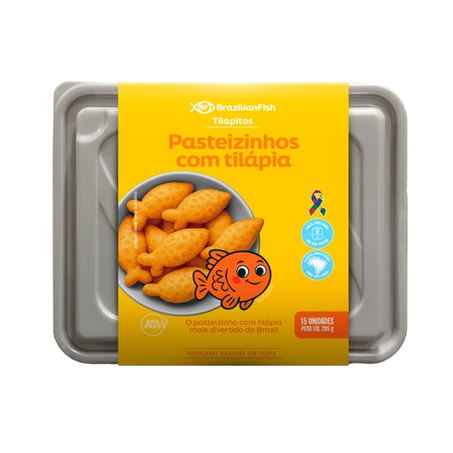 PASTEIZINHOS RECHEADOS COM TILÁPIA BRAZILIAN FISH 285G