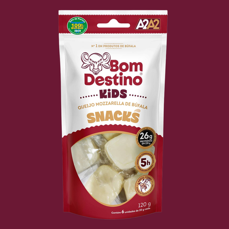 Queijo Mozzarela Búfala Snack 120g 360-3