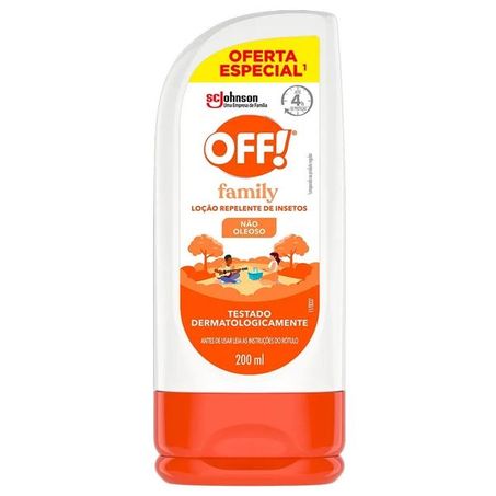 Repelente off family loção 200ml