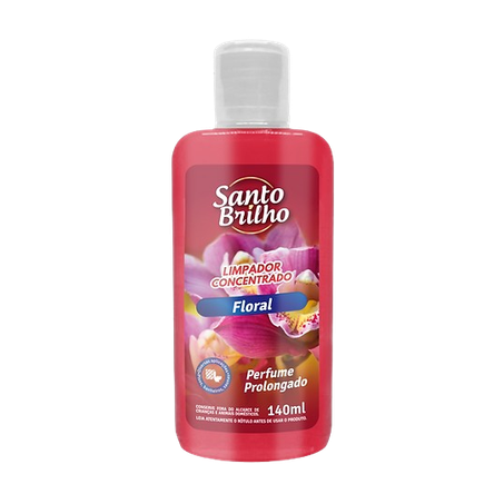 LIMPADOR CONCENTRADO FLORAL SANTO BRILHO 140 ML   