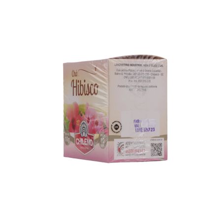 Chá de Hibisco Chileno Caixa com 10un - 10gr 360-10