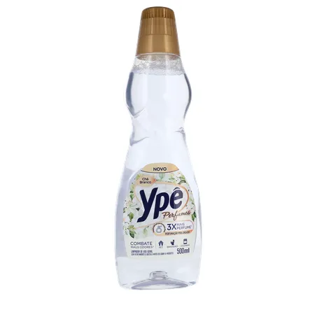 Limpador Perfumado Ypê Perfume Chá Branco Frasco 500ml 
  360-35