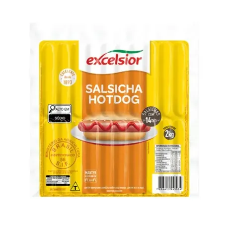 Salsicha Excelsior HotDog 2kg
