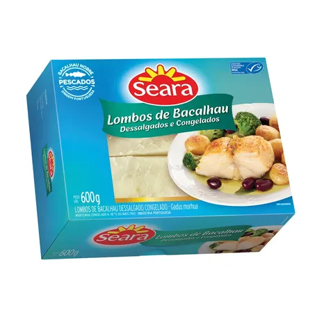 Lombo de bacalhau seara 600g