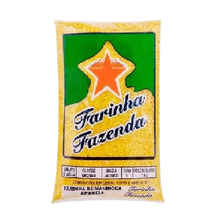 Farinha amarela fazenda 1kg
