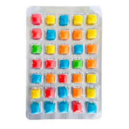 Chicle danclets turri frutti