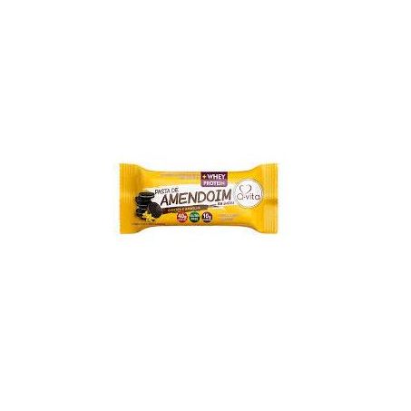 Barra q-vita pasta de amendoim cookies e baunilha 40g
