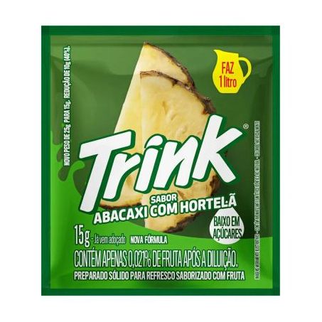 Refresco pó trink abacaxi com hortelã 15g
