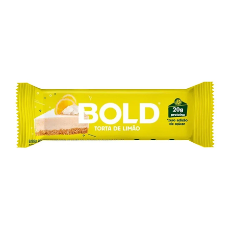 BARRA PROTEICA BOLD 60G TORTA DE LIMAO