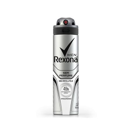 Desodorante aerosol rexona men sem perfume 150ml