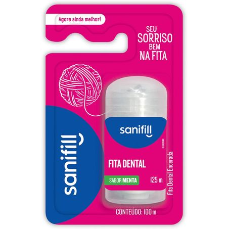 Fita dental sanifil 100m menta
