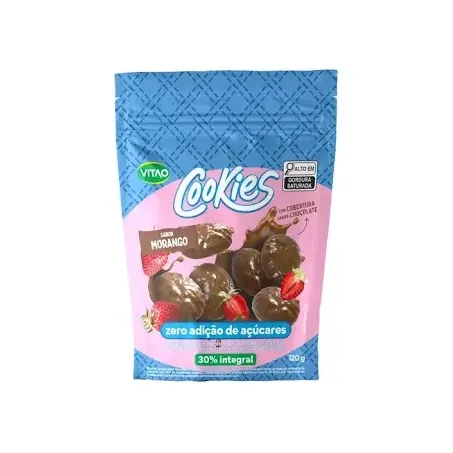 Biscoito cookies vitao mor.cob.choc 120g
