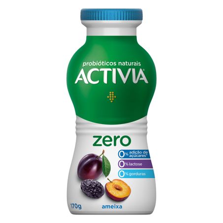 LEITE FERMENTADO AMEIXA ZERO LACTOSE ACTIVIA ZERO