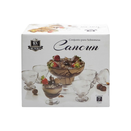 RUVOLO CONJUNTO SOBREMESA CANCUN 7 PCS 6108       