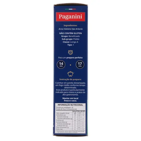 Arroz Arbório Paganini Caixa 1Kg 360-3