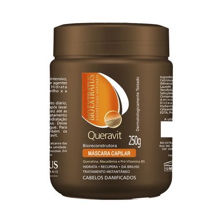Máscara hidratante bio extratus queravit 250g