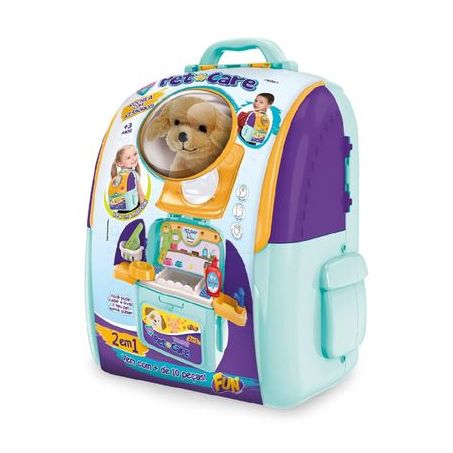 MOCHILA PET CAR FUN PELUCIA 2 EM 1 REF.F0058-1