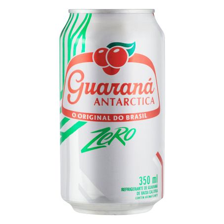 REFRIGERANTE ZERO AÇÚCAR GUARANÁ ANTARCTICA LATA