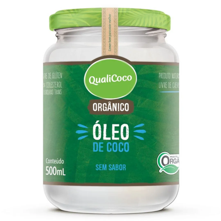 ÓLEO DE COCO QUALICOCO 500ML EXTRA VIRGEM ORGÂNICO