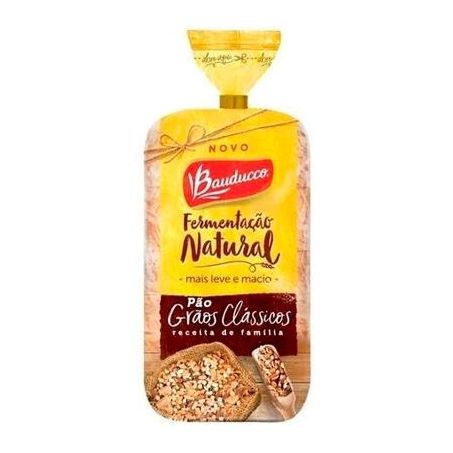 Pão grãos clássicos bauducco 390g