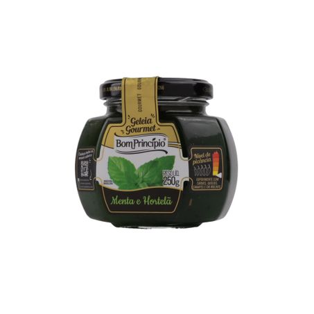 GELEIA BOM PRINCIPIO GOURMET MENTA E HORTELA 250G  360-3