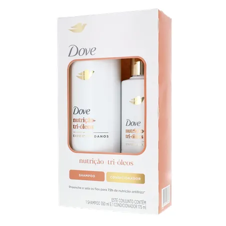 KIT DOVE SH 350ML + COND 175ML NUT + TRI OLEOS 360-2