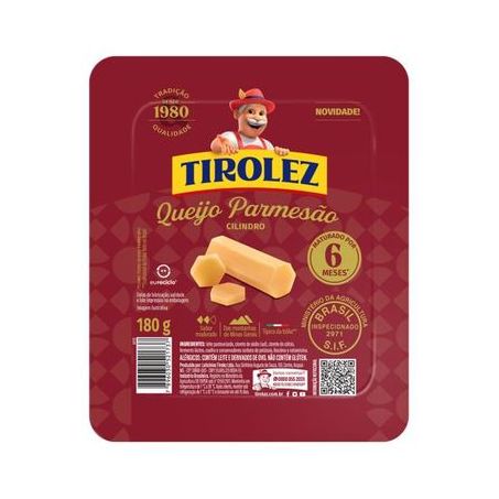 Queijo Parmesao Tirolez 180g Cilindro