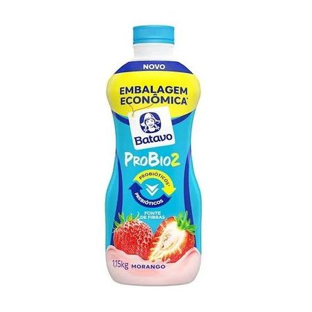 Iogurte probio zero morango 1150g