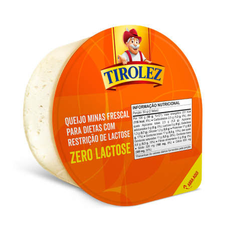 Queijo Minas Frescal S/Lactose Tirolez kg