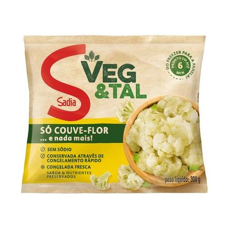 Couve flor congelada sadia pct 300g