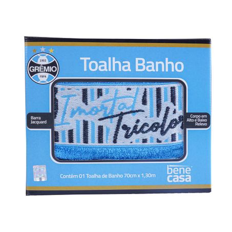 Toalha de banho caixa presente gremio un