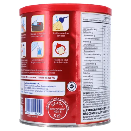 Composto Lácteo Piracanjuba Excellence  Lata 400gr 360-16