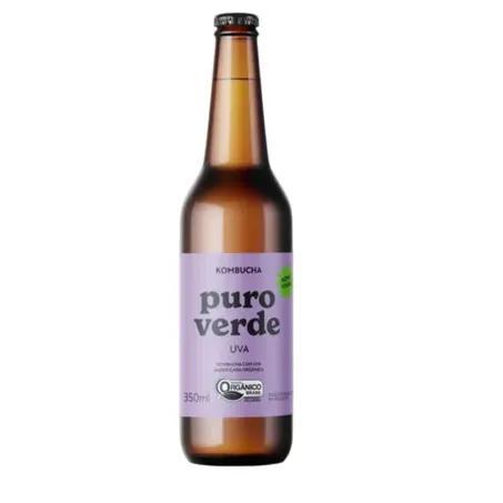 Kombucha puro verde uva 350ml