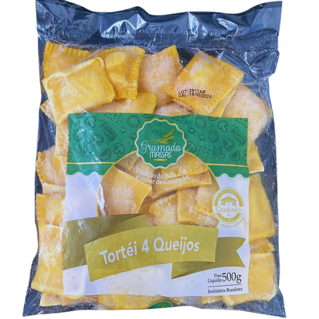 Tortei 4 queijos gramado massas 500g -congelado