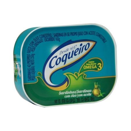 Sardinha coqueiro oleo 250 g