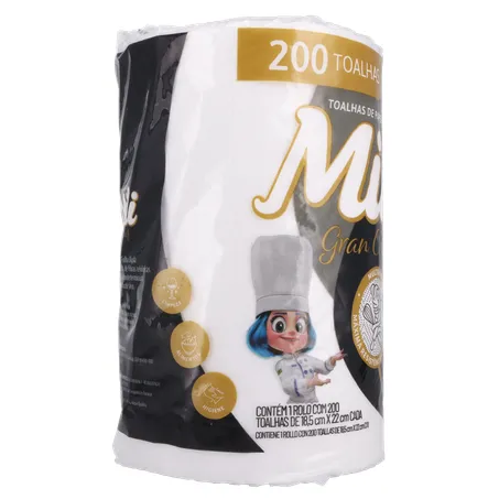 Papel Toalha Gran Chef Mili 200 Folhas 360-30