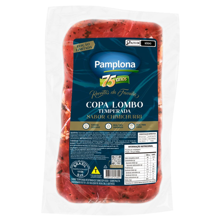 Copa Lombo Pamplona Resfriada Temperada Chimichurri Kg