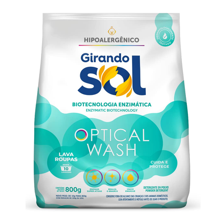 SABÃO PÓ GIRANDO SOL HIPOALERGÊNICO SC 800G