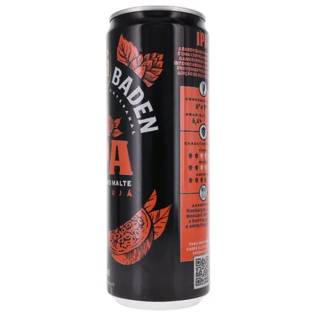Cerveja IPA Baden Baden Puro Malte Maracujá Lata 350ml 360-8