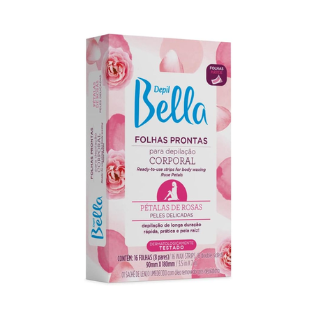 FOLHAS DEPILAÇÃO BELLA CORPORAL PETALAS