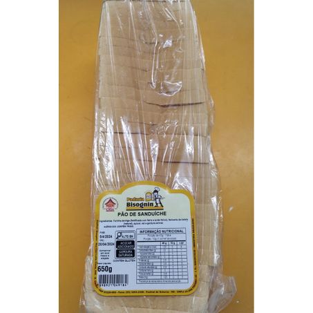 PAO SANDUICHE BISOGNIN 650 GR                     