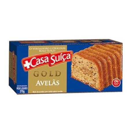 BOLO CASA SUICA GOLD AVELAS 370G