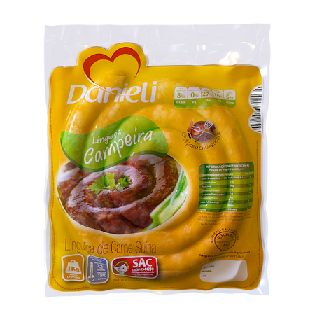 LINGUIÇA DANIELI 1KG CAMPEIRA