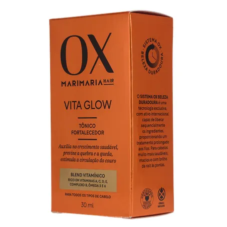Tônico Capilar Fortalecedor Mari Maria Ox Vita Glow Frasco com 30Ml 360-4