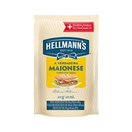 Maionese Hellmann's Sachê 400gr