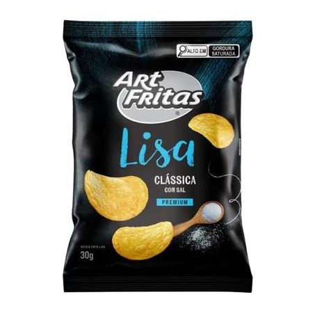 Batata chips art fritas lisa original 30g