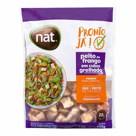 Peito de Frango Cubos Grelhado Nat 400g